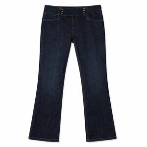 WHITE HOUSE BLACK MARKET WHBM Dark Wash Trouser Jeans Size 10R